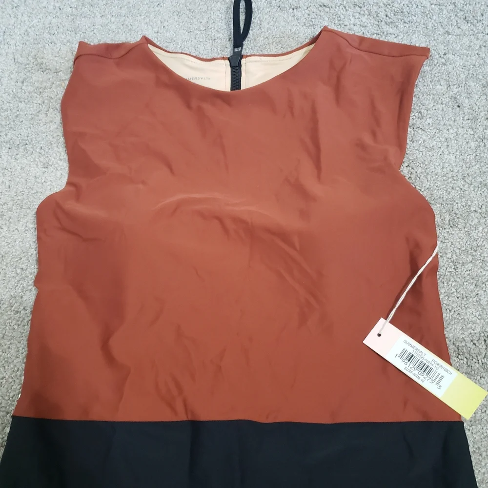 SOLD NWT Summersalt The Surf Swimsuit Amber and Sea Urchin Brown and Black 10 - Picture 4 of 8